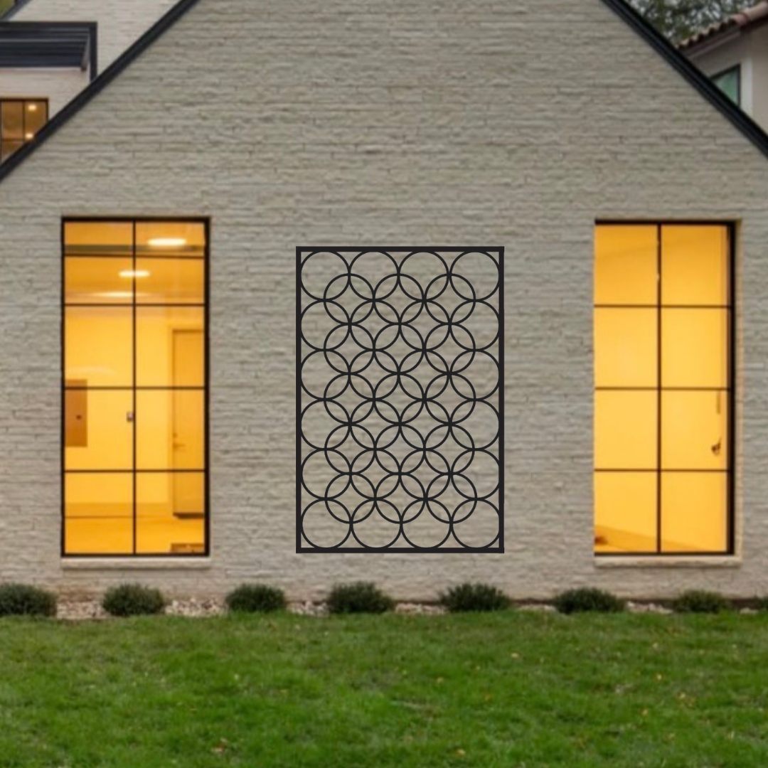 Mosaic Circular Custom Size Trellis - Wall Mounted