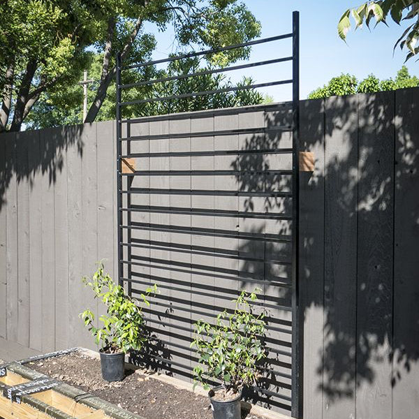 wall mounted horizontal grid trellis