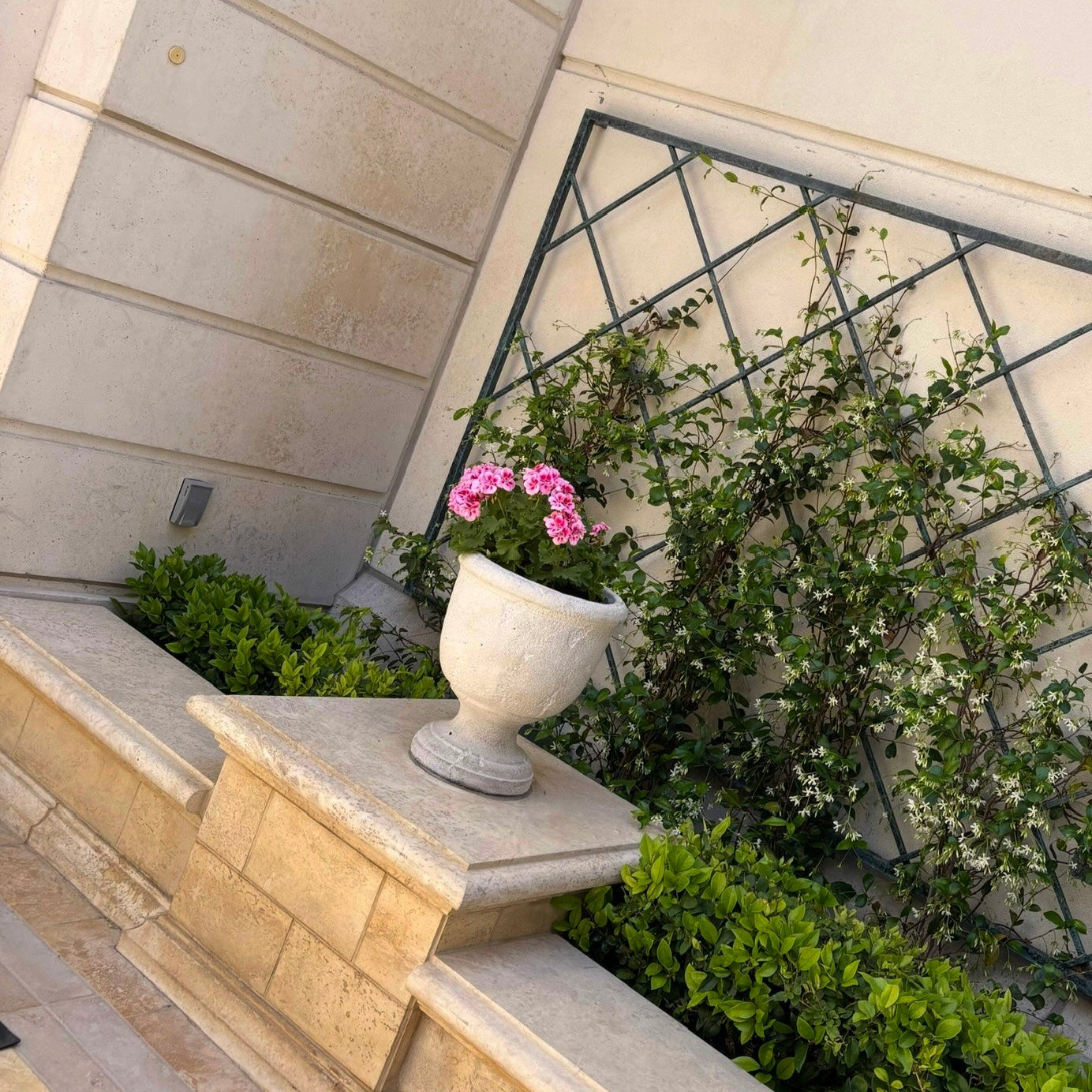 garden design with trellis