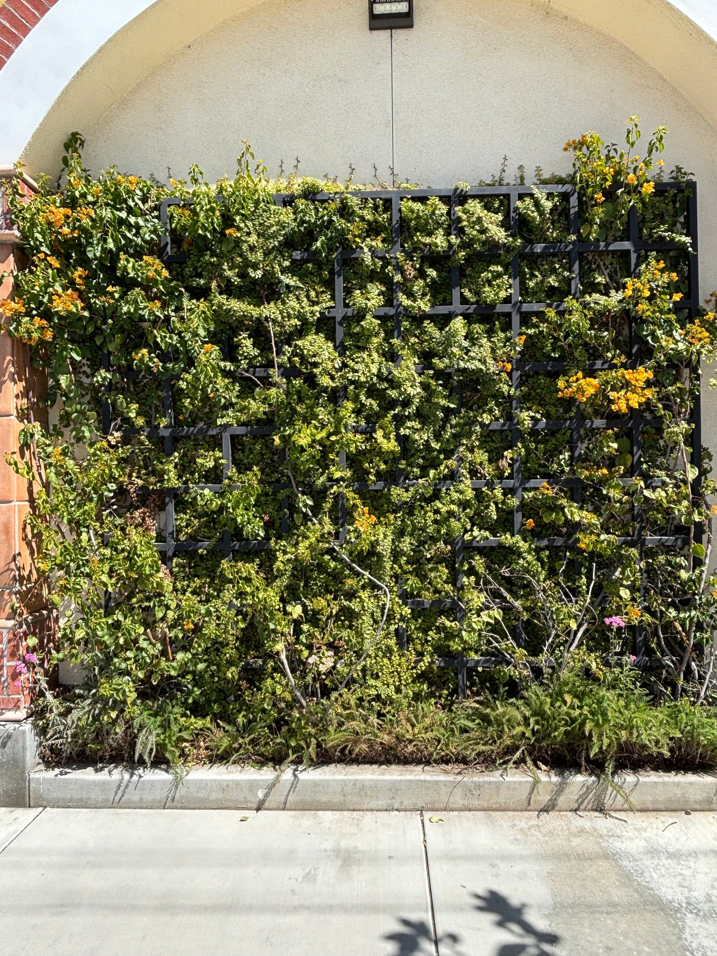 Simplistic Garden Thick Squared Grid Trellis