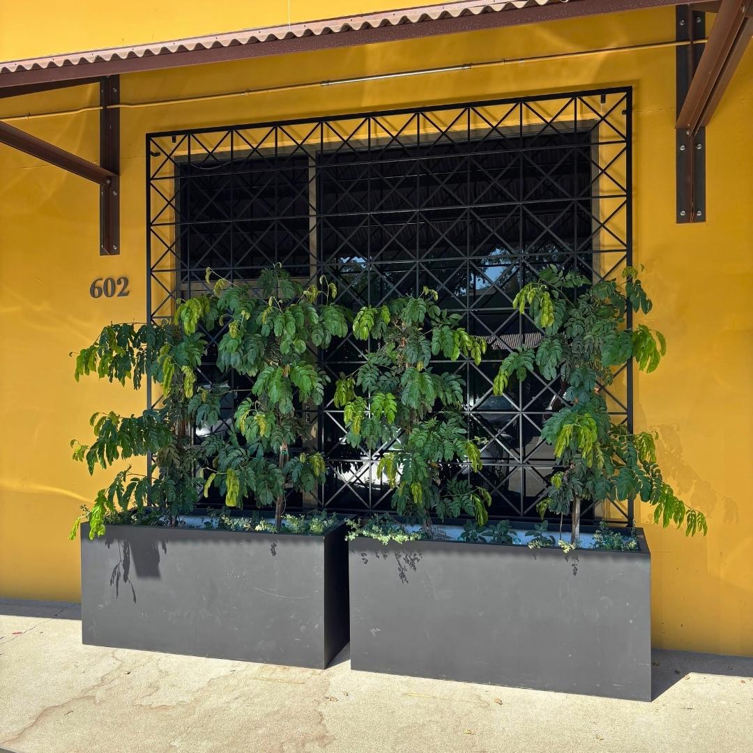 Barn Style Square Plant Trellis Stand Alone