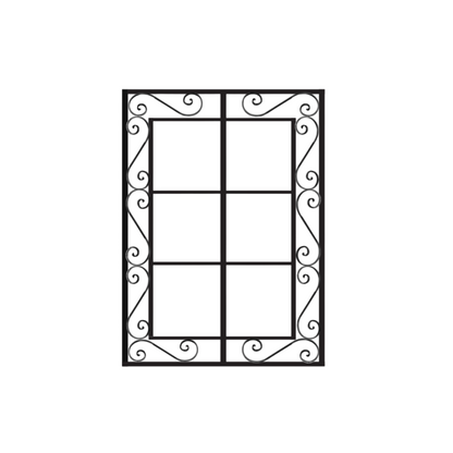 Mediterranean Scroll Screen Trellis - Wall Mounted