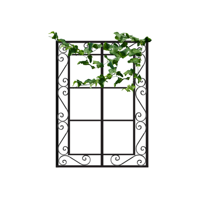 Mediterranean Scroll Screen Trellis - Wall Mounted