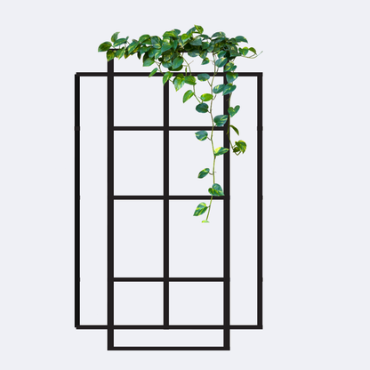 Double Frame Overlap Planter Trellis