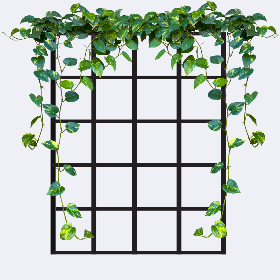 Simplistic Garden Thick Squared Grid Trellis