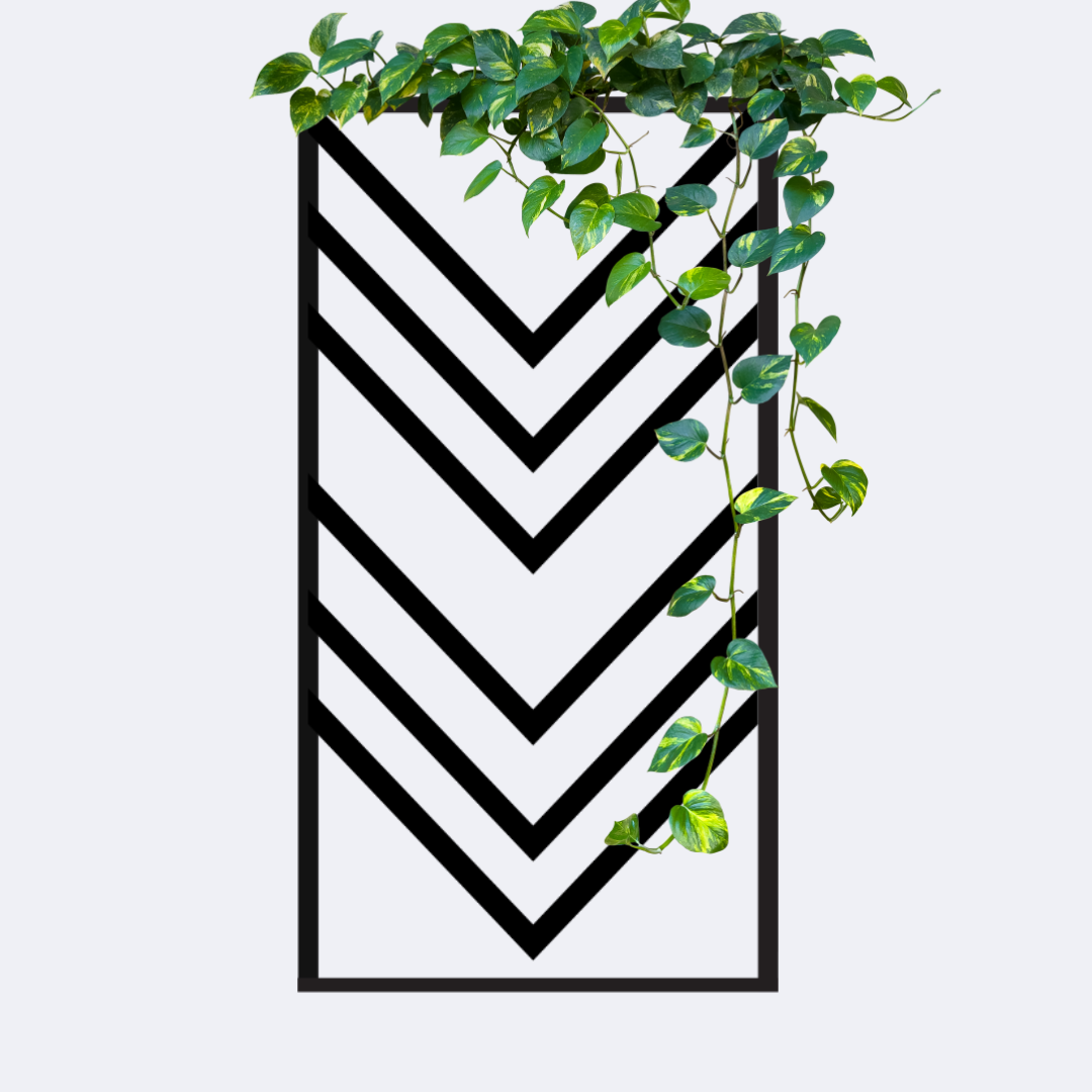 Triangular Trellis Wall Mounted