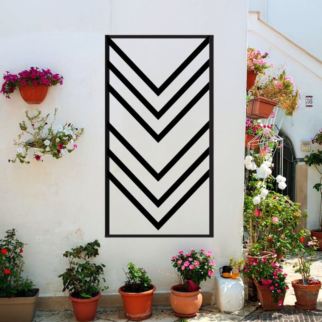 Triangular Trellis Wall Mounted