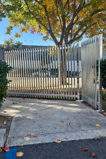 3D Vertical Steel Slate Privacy Panels