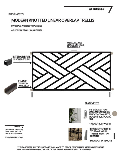 Knotted Modern Linear Overlap Trellis