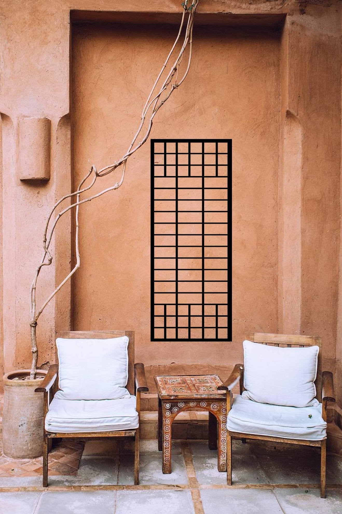 Multi Wire Mesh Vertical Wall Trellis