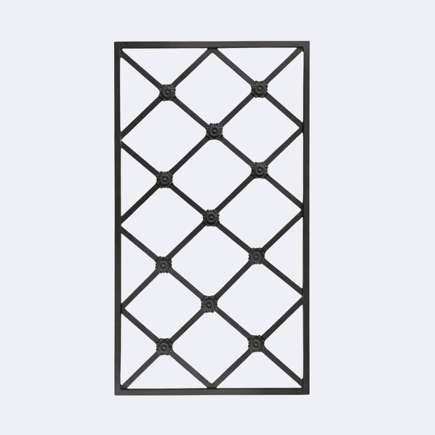 Parisian Rosette Diamond Freestanding Trellis