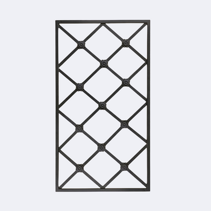 Parisian Rosette Diamond Freestanding Trellis