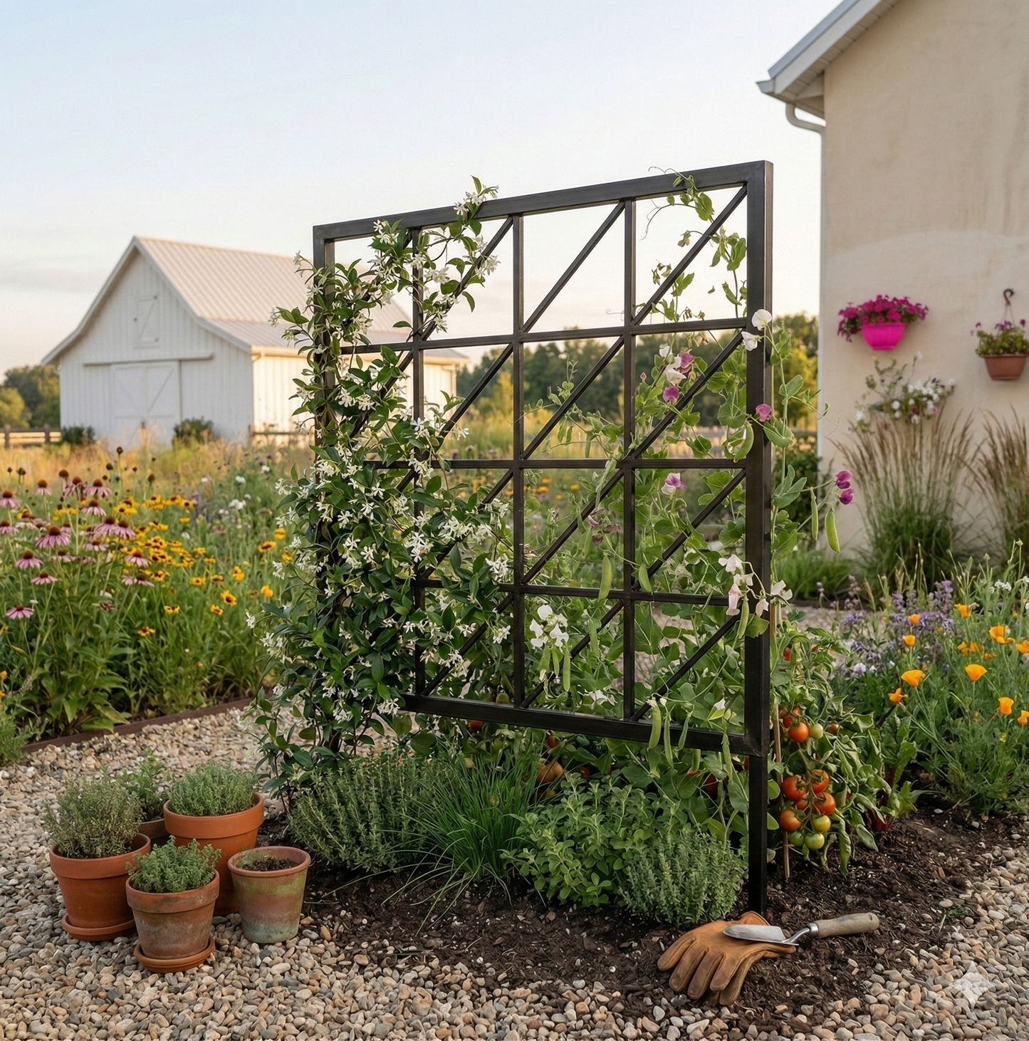 Squared Up Liner Trellis Stand Alone