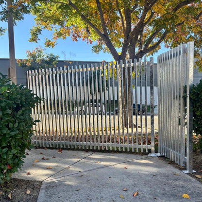 3D Vertical Steel Slate Privacy Panels