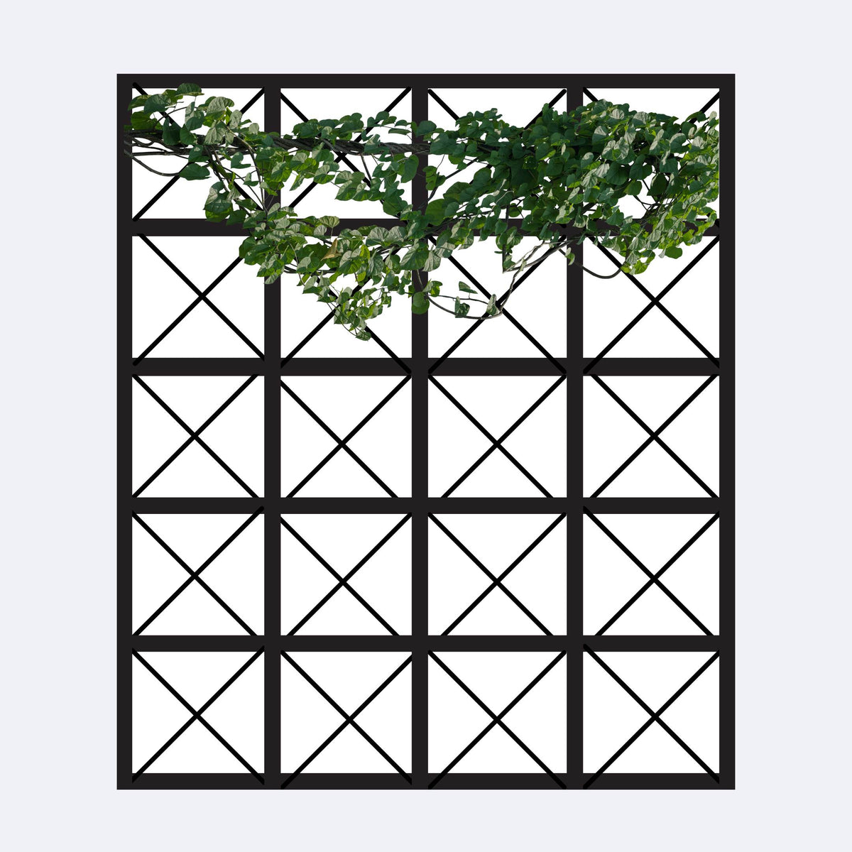 Barn Style Outdoor Wall Trellis, Easy Install Plant Trellis Plant ...