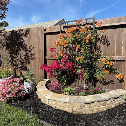 Urban Overlap Square Metal Wall Mounted Trellis