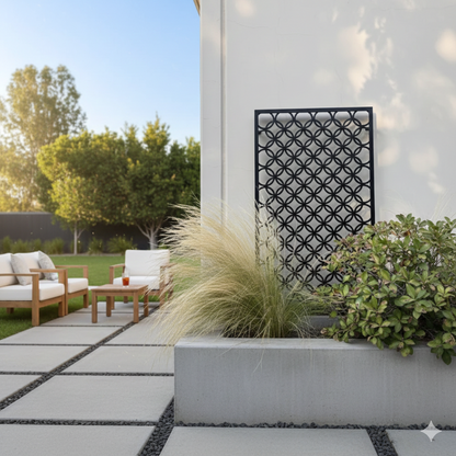 Mosaic Circular Custom Size Trellis - Wall Mounted