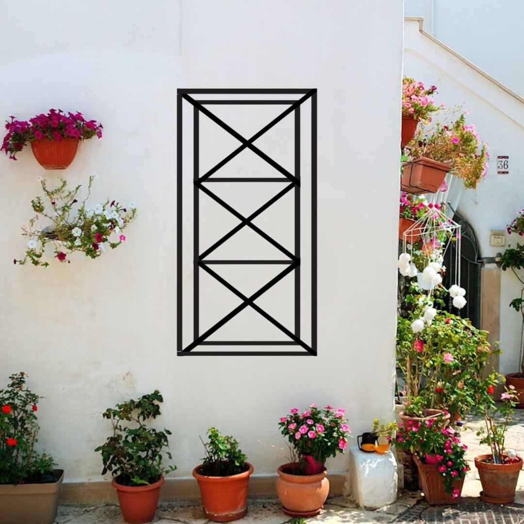 classic designed metal vertical trellis