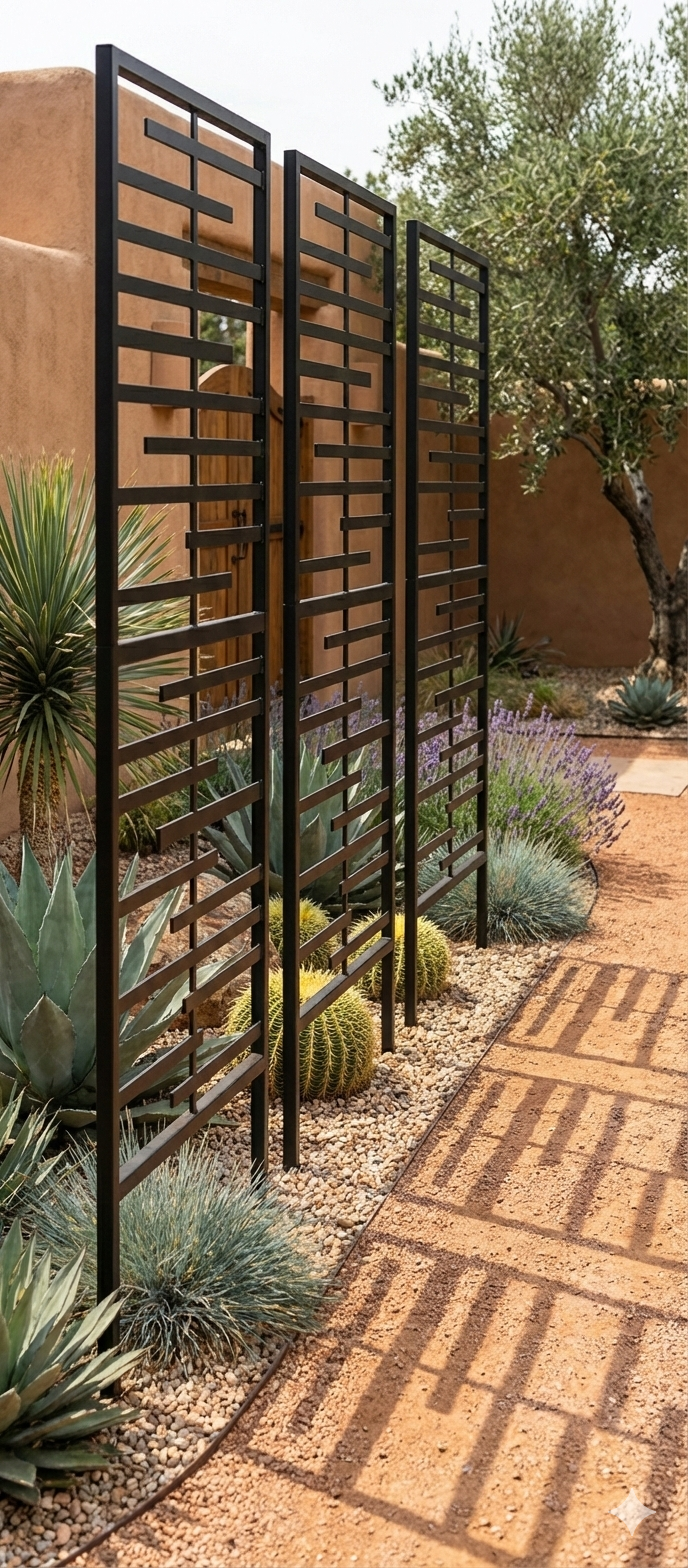 Abstract Latch On Garden Trellis Stand Alone