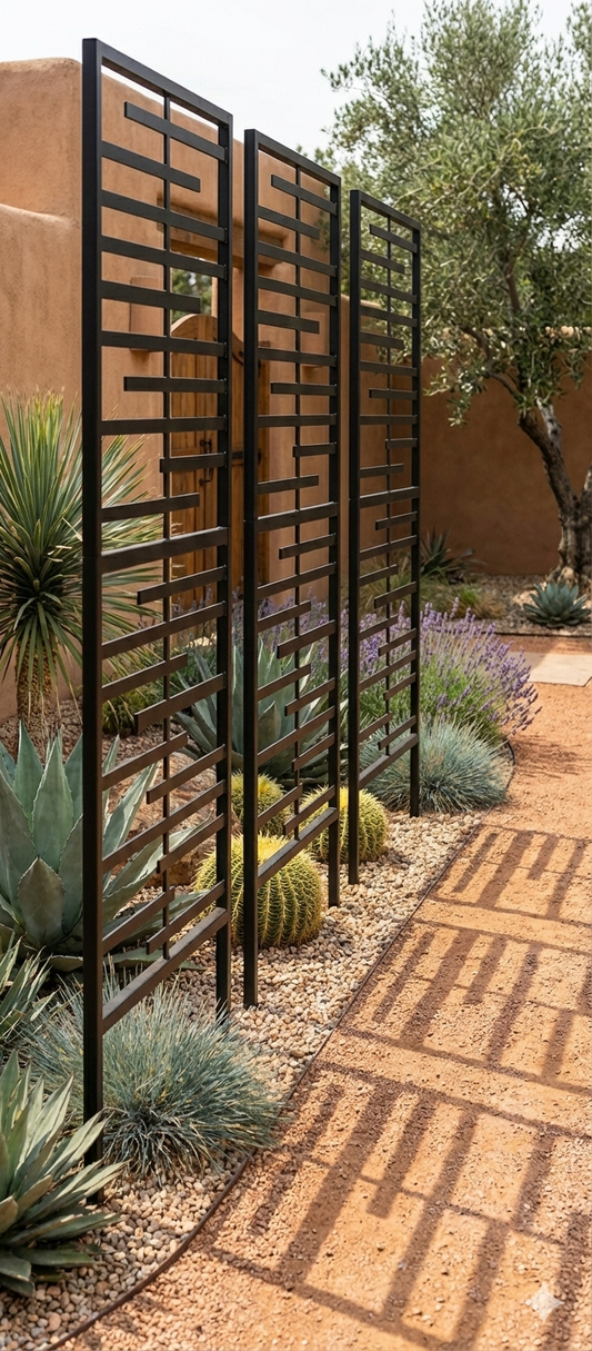 Abstract Latch On Garden Trellis Stand Alone