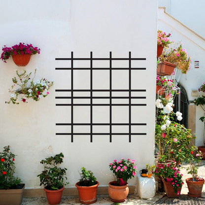 Modern Abstract Framless Square Trellis Wall Mounted