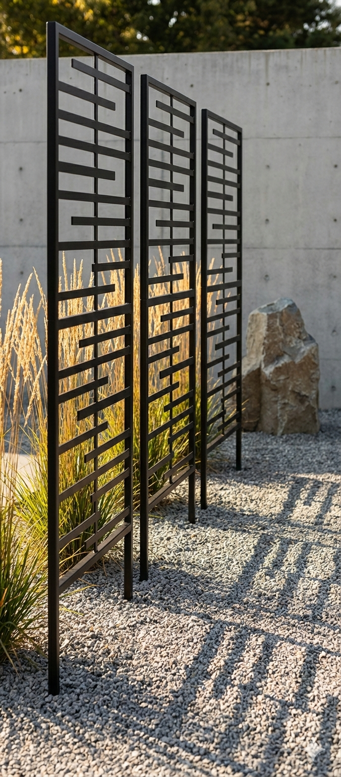 Abstract Latch On Garden Trellis Stand Alone