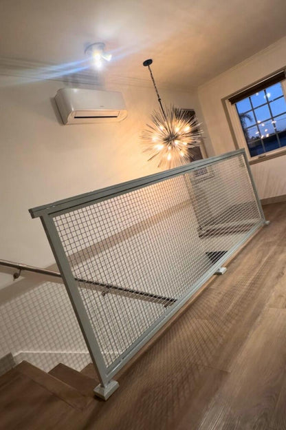 Top-Rail Woven Mesh Railing