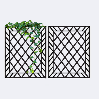 Inverted Diamond Trellis Wall Mounted