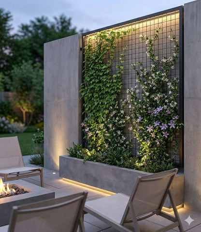 4" Wire Mesh Gridwall Trellis