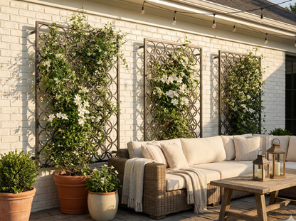 Mosaic Circular Custom Size Trellis - Wall Mounted