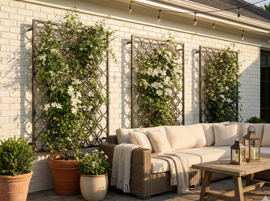 Mosaic Circular Custom Size Trellis - Wall Mounted