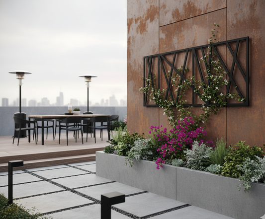 Modern 15/30 Abstract Stoke Stand Alone Trellis