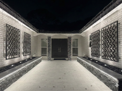 Mosaic Circular Custom Size Trellis - Wall Mounted