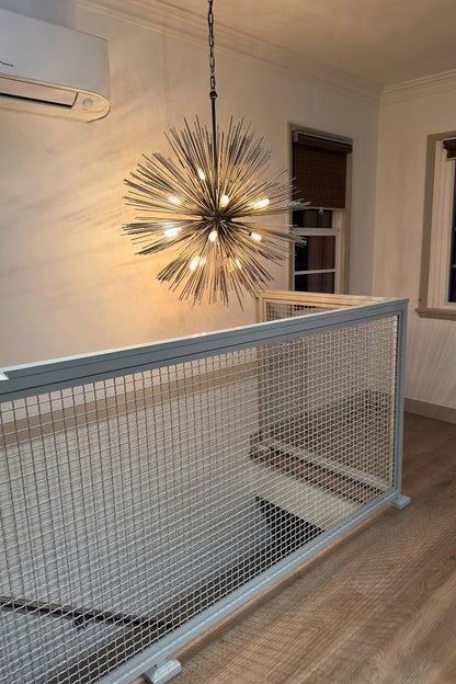 Top-Rail Woven Mesh Railing