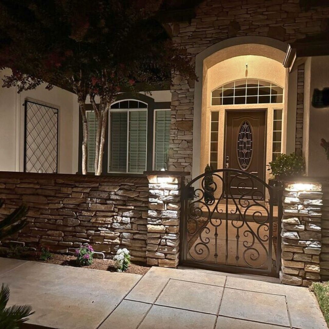 wrought iron garden design