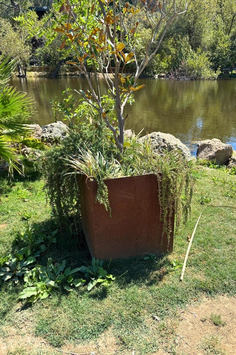 Architectural Grade Solid Metal Planter Box