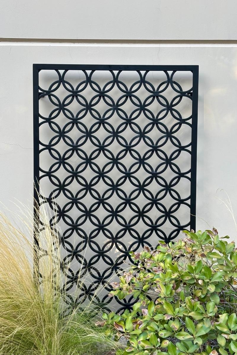 Mosaic Circular Custom Size Trellis Fence Circular Grid Metal Room ...