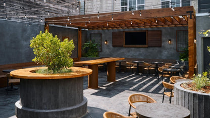 Rustic Rectangular Grid Trellis