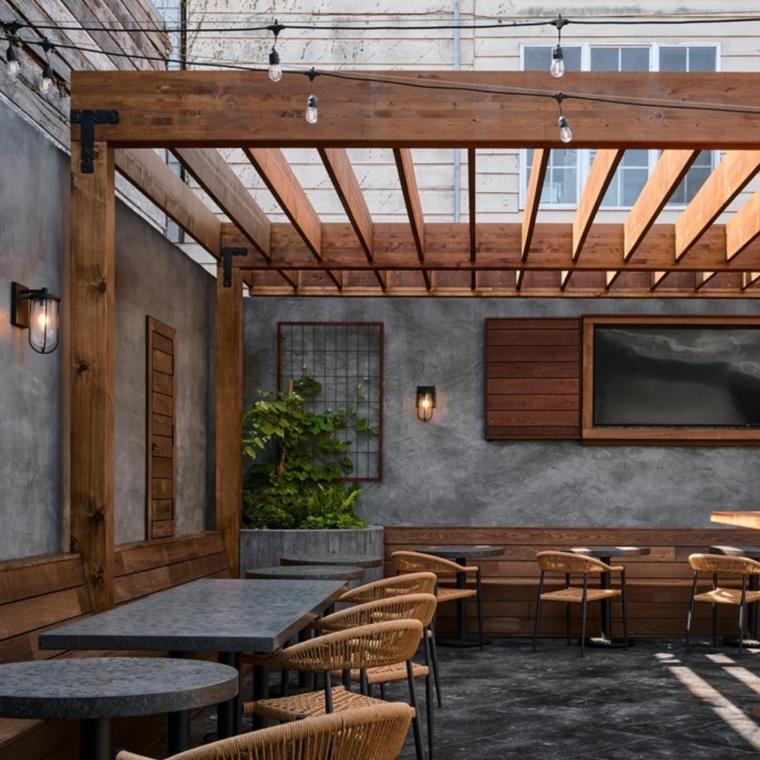 Rustic Rectangular Grid Trellis