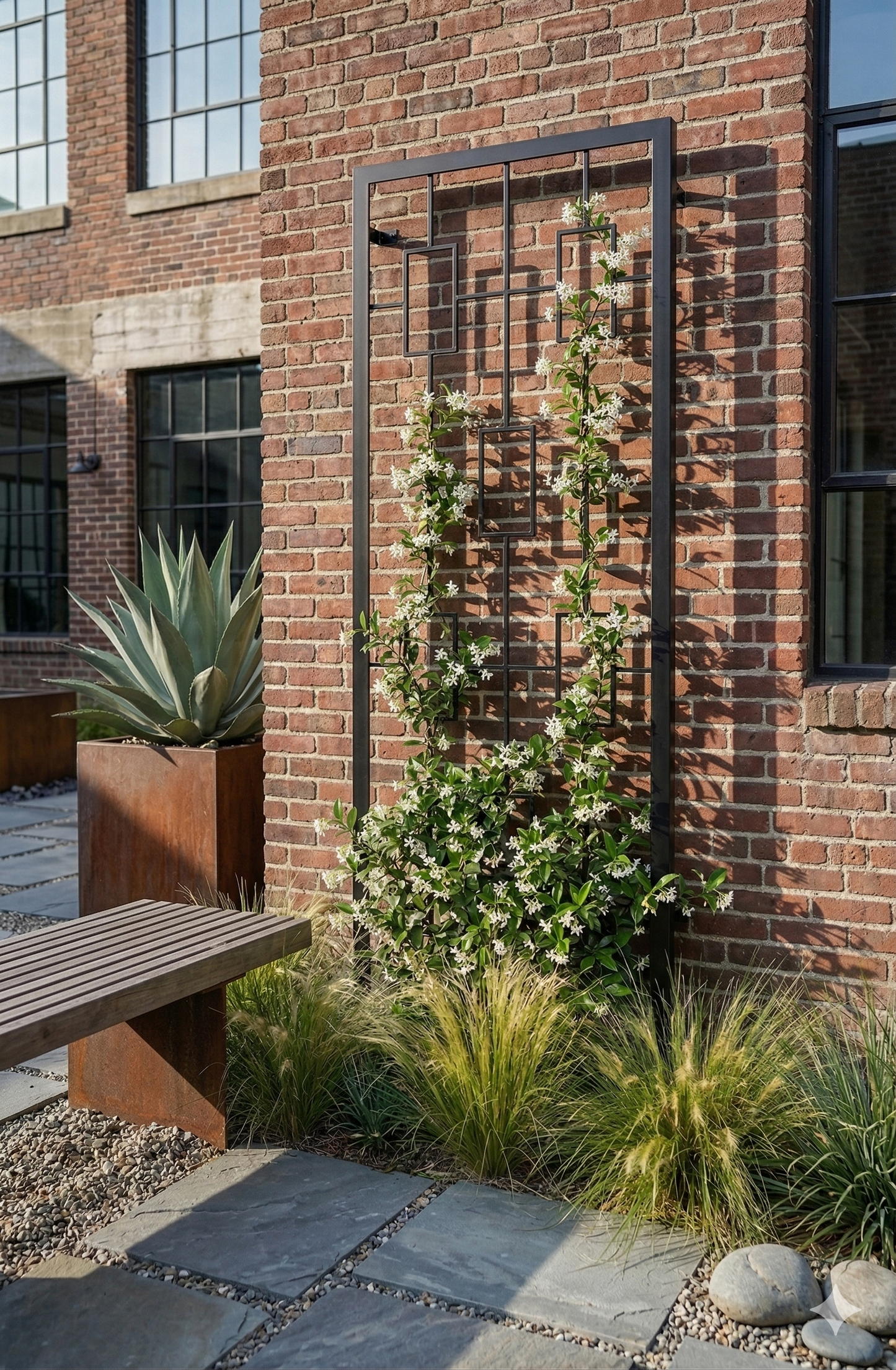 Classic Panacea Freestanding Metal Trellis