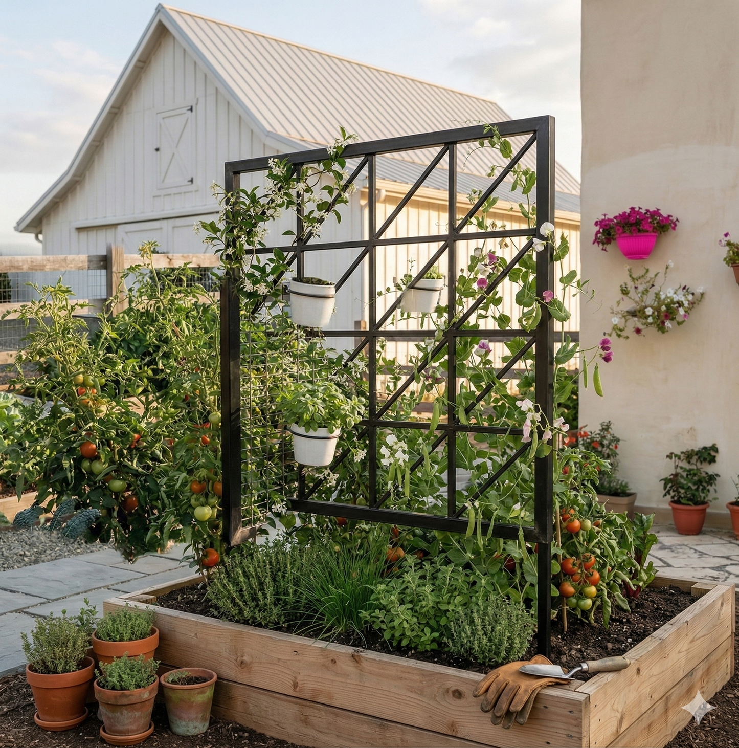Squared Up Liner Trellis Stand Alone