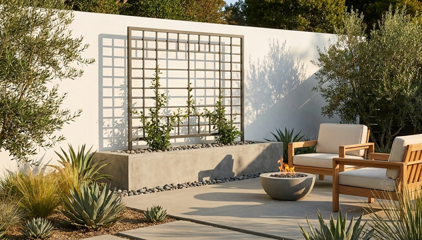 Multi Size Square Grid Trellis Fence, Gridwall Panels Living Wall Panel ...