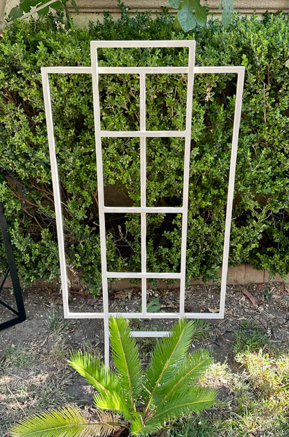 Double Frame Overlap Planter Trellis