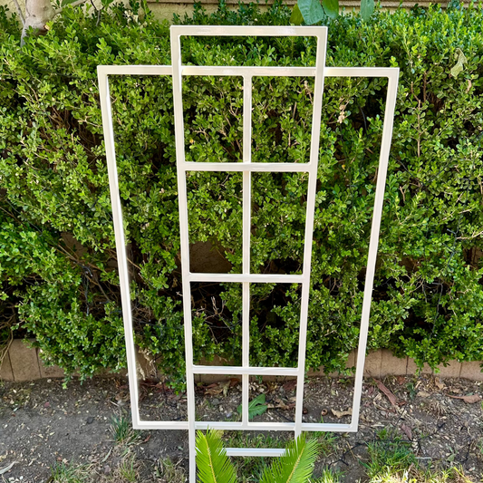 Double Frame Overlap Planter Trellis