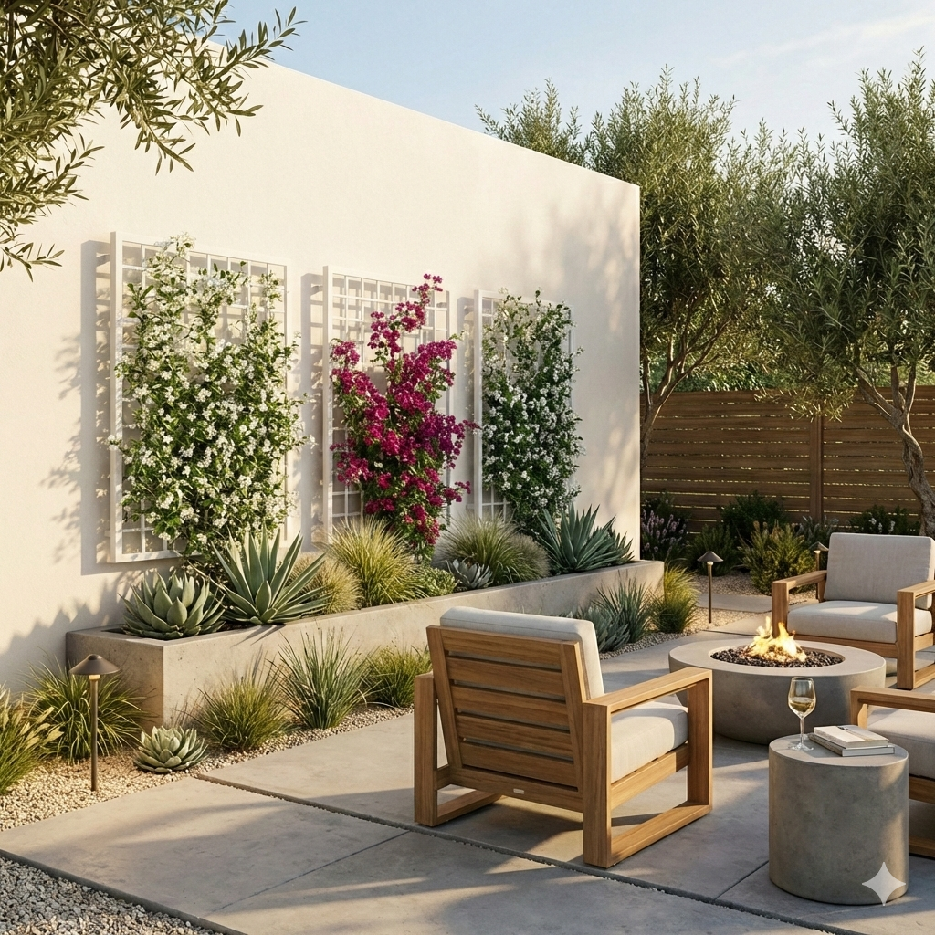 Modern Multi Square Wall Mounted Trellis